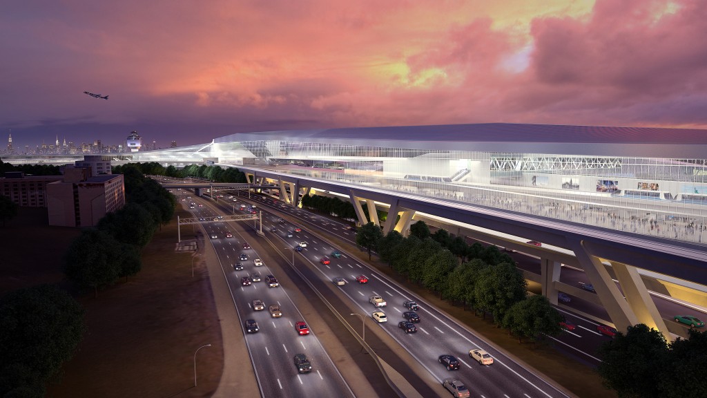 Terminal central do LaGuardia deve ficar mais perto da via de acesso (Divulgação/Governo de NY)
