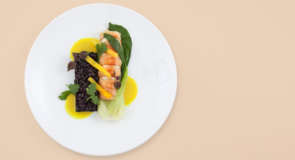 Prato com lagosta criado pelo chef Daniel Boulud para a Air France (Foto: Divulgação)
