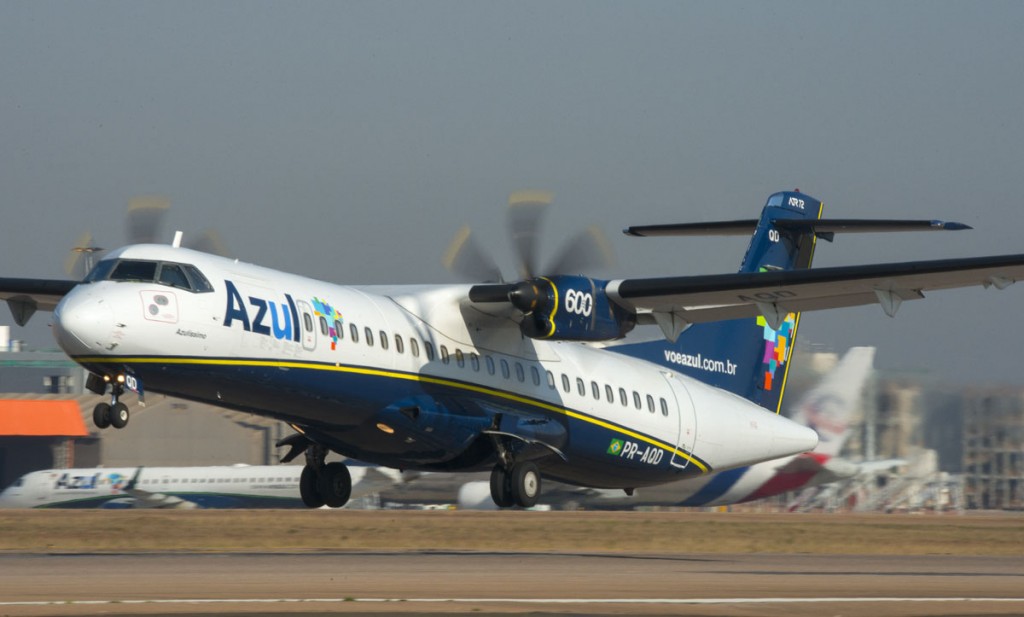 ATR 72-600 é o avião mais barato utilizado pelas companhias brasileiras (Foto: Divulgação)